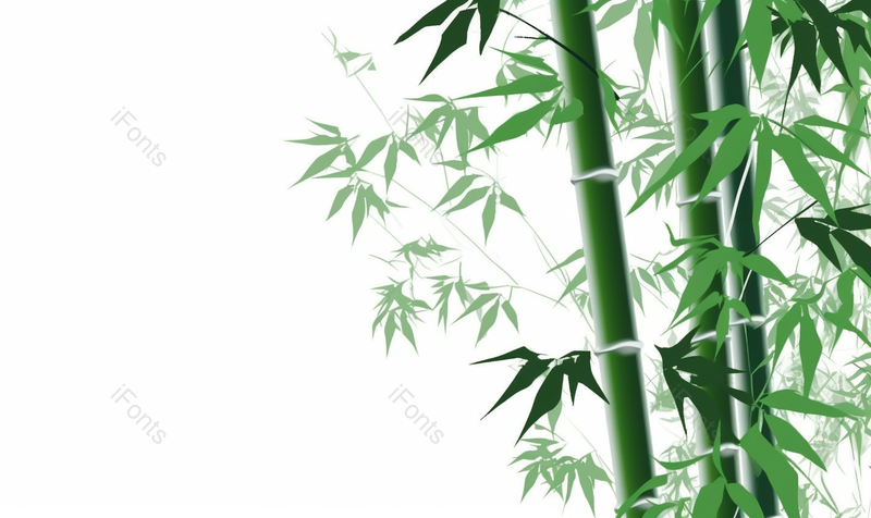 翠绿手绘竹子竹林,插画/手绘图,插画/手绘图库,插画/手绘图下载,插画/手绘